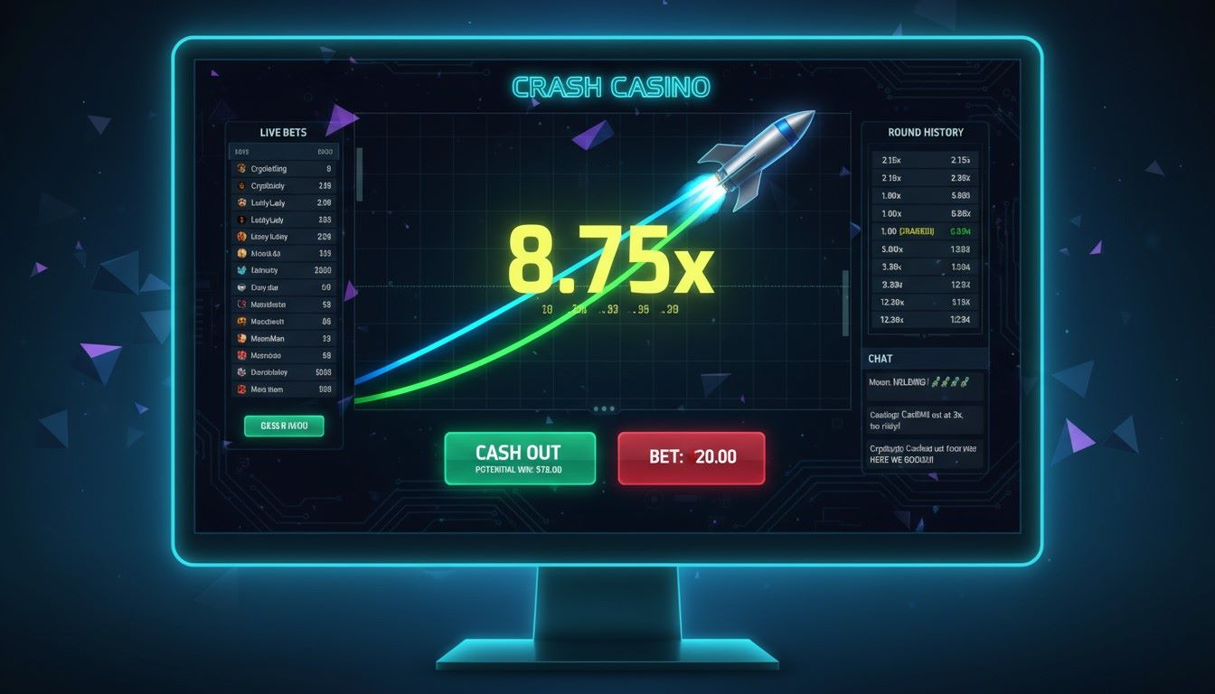 크래시 게임의 즉시 베팅 매력
